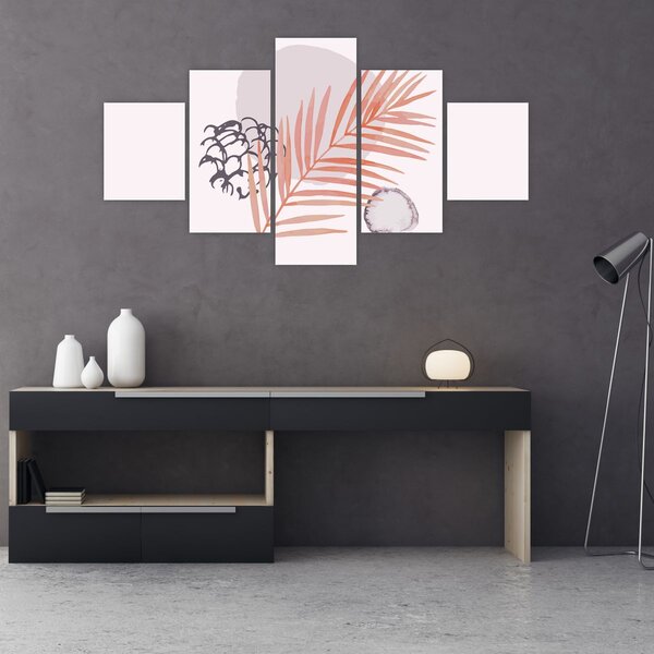 Obraz - Fialový minimalismus N⁰3 (125x70 cm)