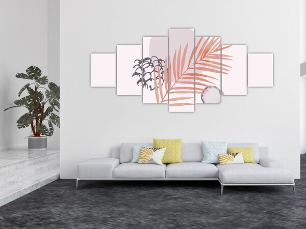 Obraz - Fialový minimalismus N⁰3 (210x100 cm)
