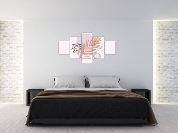 Obraz - Fialový minimalismus N⁰3 (125x70 cm)