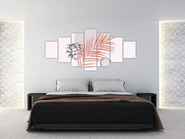 Obraz - Fialový minimalismus N⁰3 (210x100 cm)