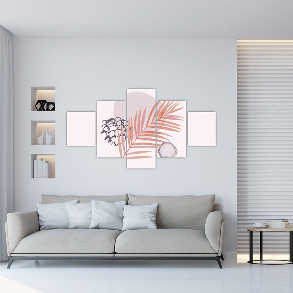 Obraz - Fialový minimalismus N⁰3 (125x70 cm)