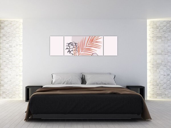 Obraz - Fialový minimalismus N⁰3 (170x50 cm)