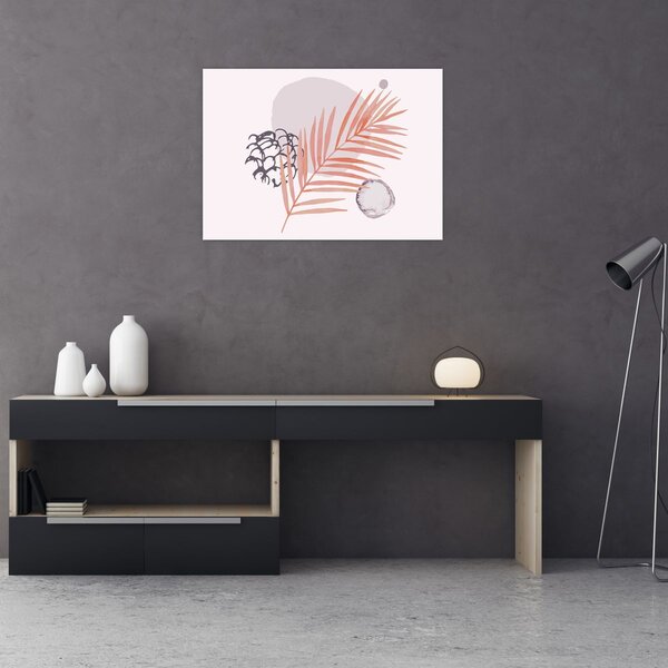 Obraz - Fialový minimalismus N⁰3 (70x50 cm)