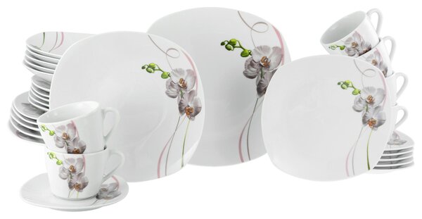 KOMBINOVANÁ SOUPRAVA, 30dílné, porcelán Creatable - Online Only nádobí, Online Only