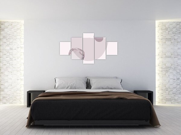 Obraz - Fialový minimalismus N⁰2 (125x70 cm)