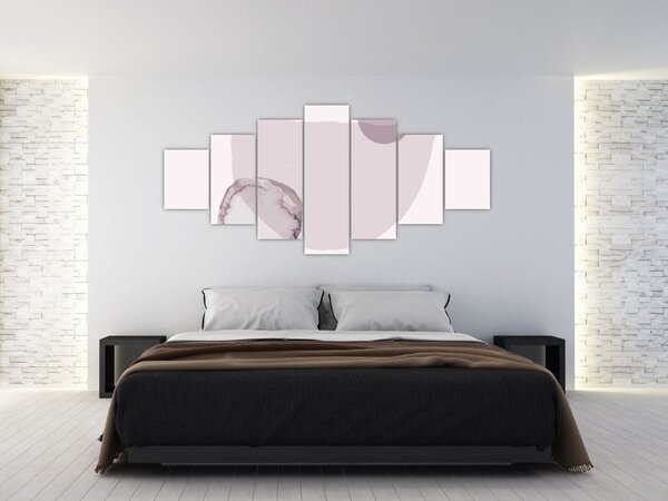 Obraz - Fialový minimalismus N⁰2 (210x100 cm)