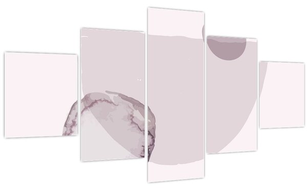 Obraz - Fialový minimalismus N⁰2 (125x70 cm)