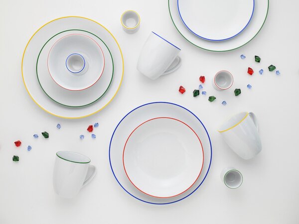KOMBINOVANÁ SOUPRAVA, 24dílné, porcelán Creatable - Online Only nádobí, Online Only