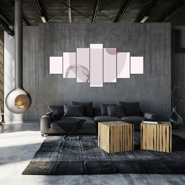 Obraz - Fialový minimalismus N⁰2 (210x100 cm)