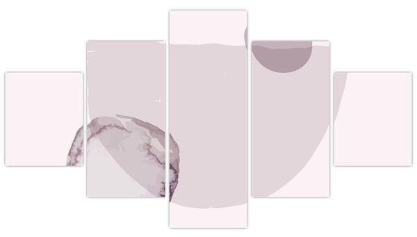 Obraz - Fialový minimalismus N⁰2 (125x70 cm)