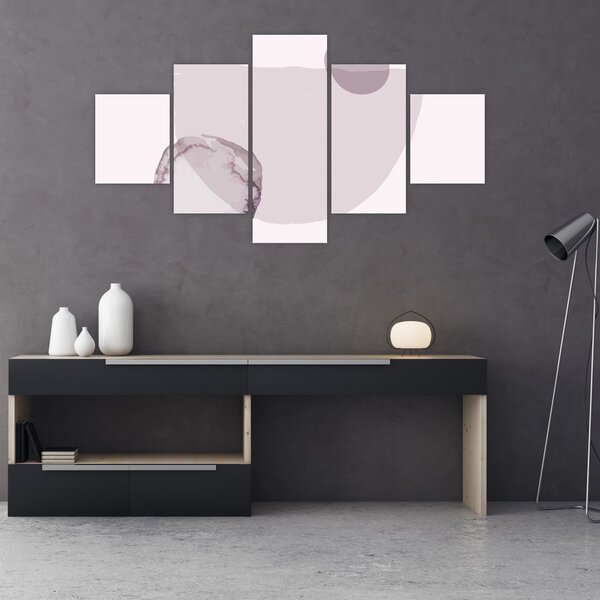 Obraz - Fialový minimalismus N⁰2 (125x70 cm)