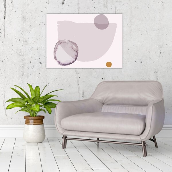 Obraz - Fialový minimalismus N⁰2 (70x50 cm)