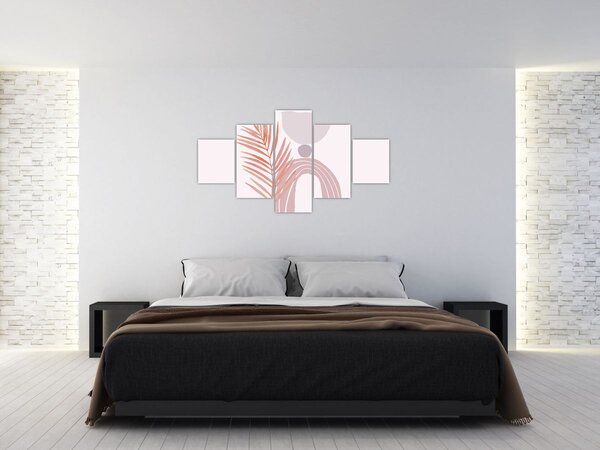 Obraz - Fialový minimalismus N⁰1 (125x70 cm)