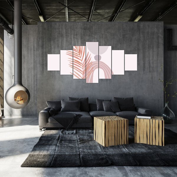 Obraz - Fialový minimalismus N⁰1 (210x100 cm)