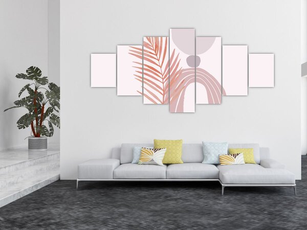 Obraz - Fialový minimalismus N⁰1 (210x100 cm)