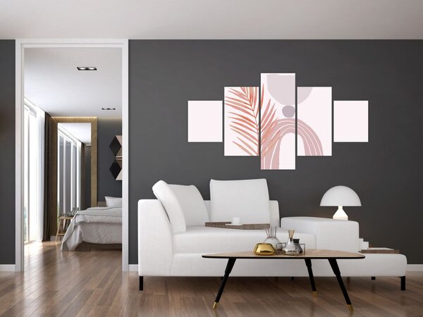 Obraz - Fialový minimalismus N⁰1 (125x70 cm)