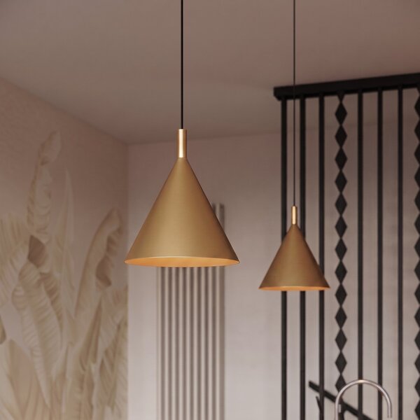 Sollux Lighting Závěsné svítidlo NOX 25 zlaté