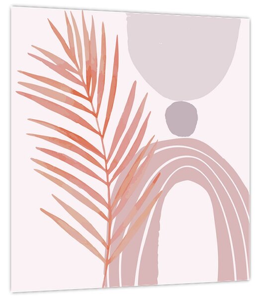 Obraz - Fialový minimalismus N⁰1 (30x30 cm)