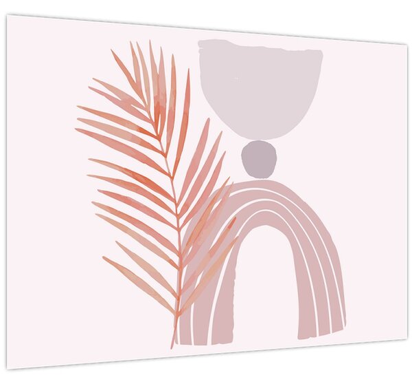 Obraz - Fialový minimalismus N⁰1 (70x50 cm)
