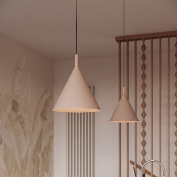 Sollux Lighting Závěsné svítidlo NOX 25 taupe