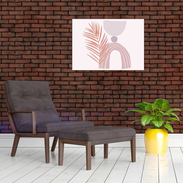 Obraz - Fialový minimalismus N⁰1 (70x50 cm)