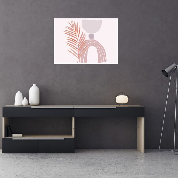 Obraz - Fialový minimalismus N⁰1 (70x50 cm)