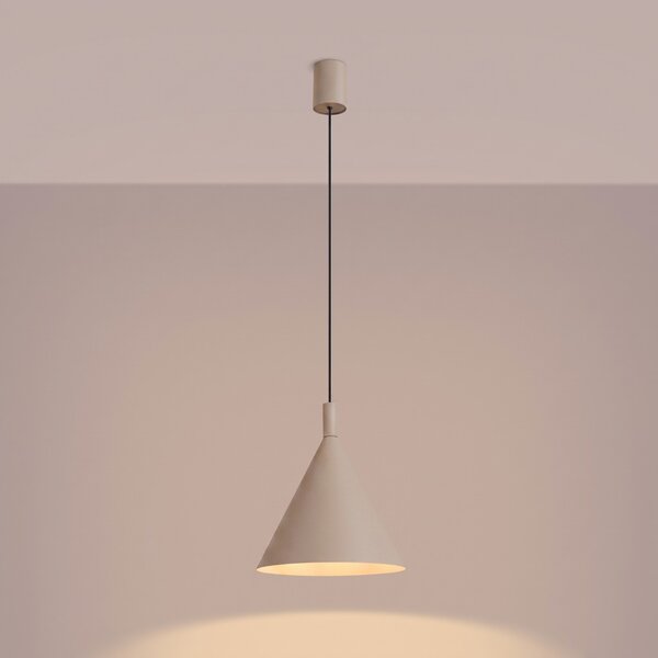 Sollux Lighting Závěsné svítidlo NOX 25 taupe