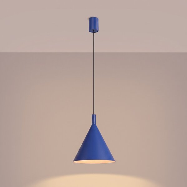 Sollux Lighting Závěsné svítidlo NOX 25 ultramarín