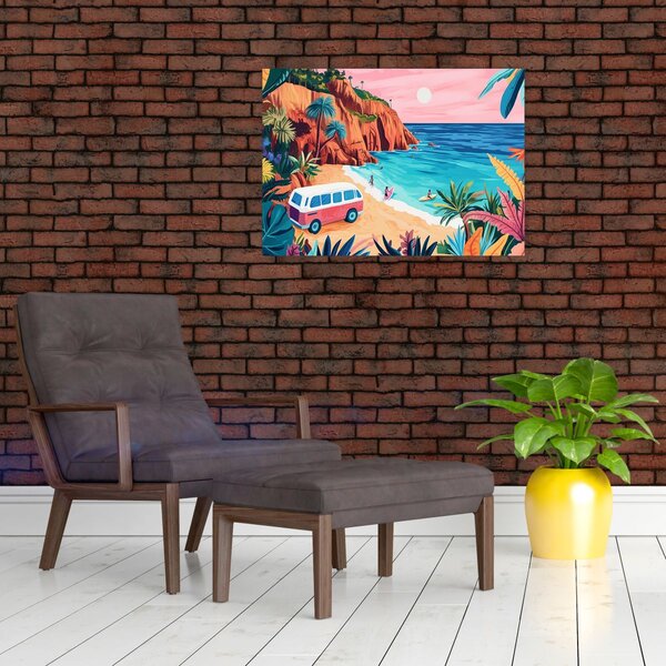 Obraz - Karavan u oceánu (70x50 cm)