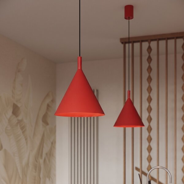 Sollux Lighting Závěsné svítidlo NOX 25 červené