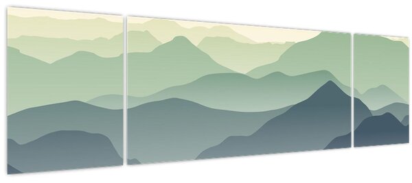 Obraz - Forest Mountain (170x50 cm)