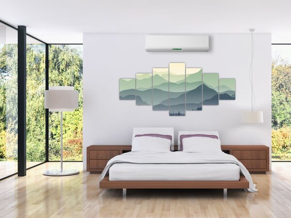 Obraz - Forest Mountain (210x100 cm)