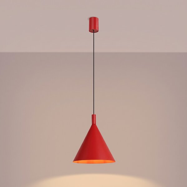 Sollux Lighting Závěsné svítidlo NOX 25 červené