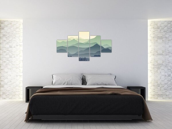 Obraz - Forest Mountain (125x70 cm)