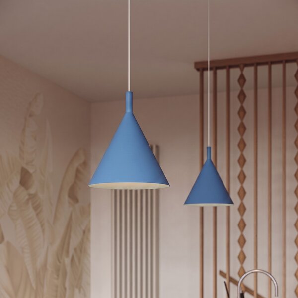 Sollux Lighting Závěsné svítidlo NOX 25 světle modré