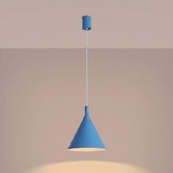 Sollux Lighting Závěsné svítidlo NOX 25 světle modré
