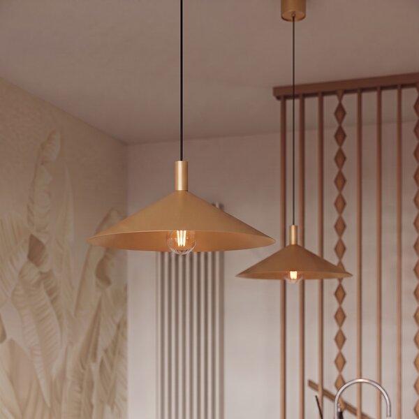 Sollux Lighting Závěsné svítidlo NOX 40 zlaté