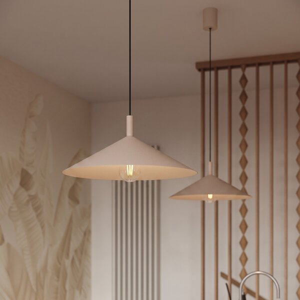 Sollux Lighting Závěsné svítidlo NOX 40 taupe