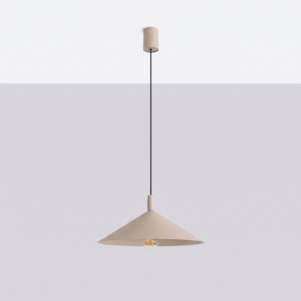 Sollux Lighting Závěsné svítidlo NOX 40 taupe