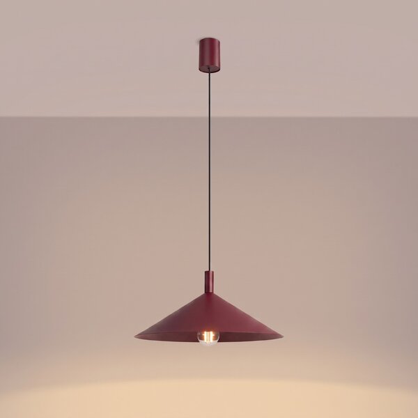 Sollux Lighting Závěsné svítidlo NOX 40 bordó