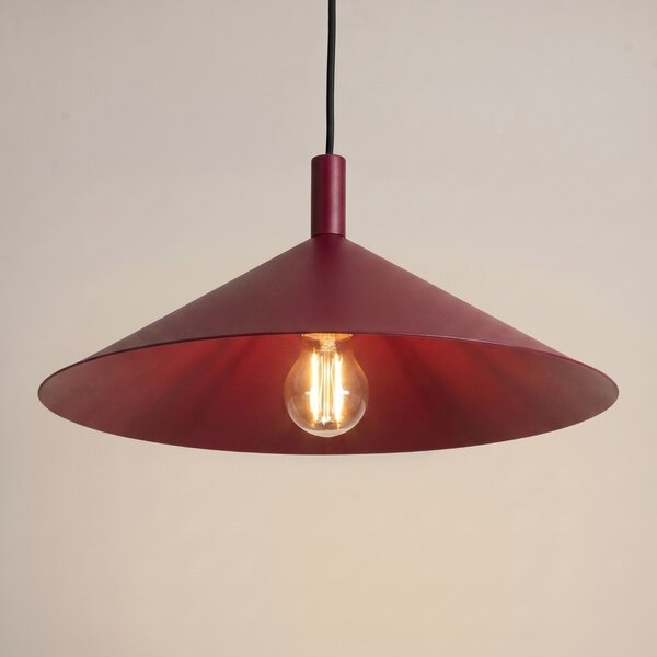 Sollux Lighting Závěsné svítidlo NOX 40 bordó