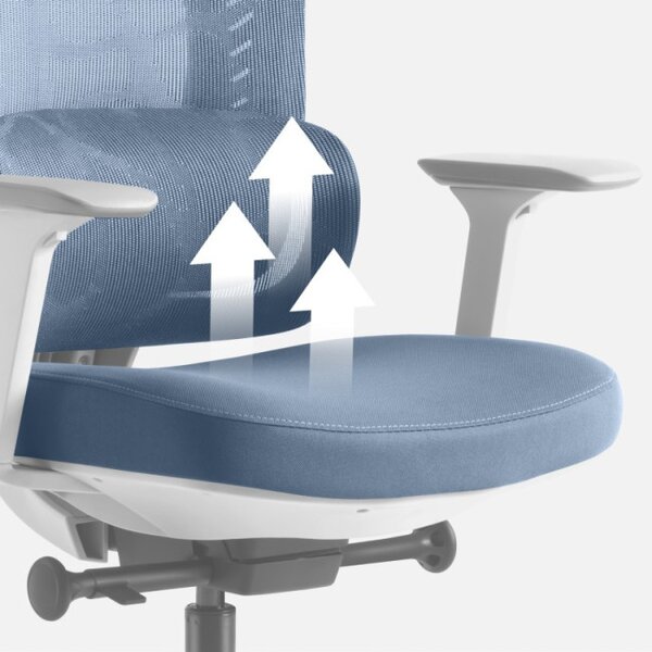 Masážní kancelářské křeslo Visioner 6.1 šedé