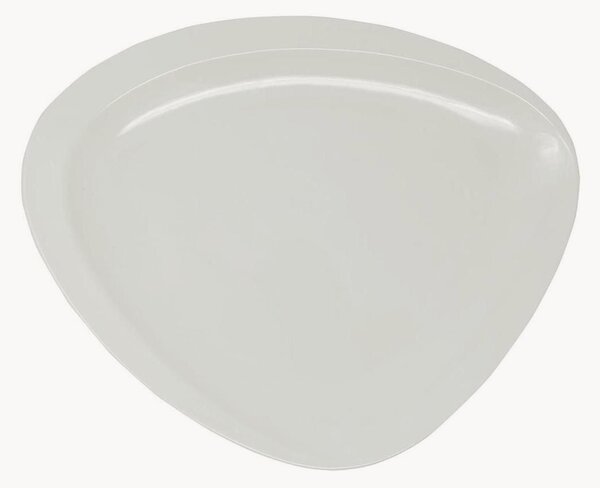 Porcelánový mělký talíř Carrara