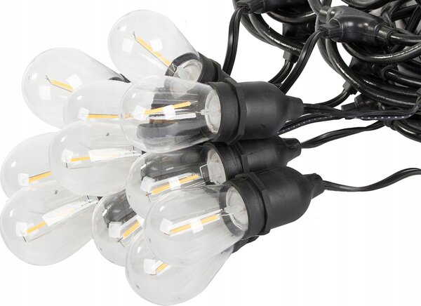 LED světelná zahradní girlanda LUCENT, 15 m