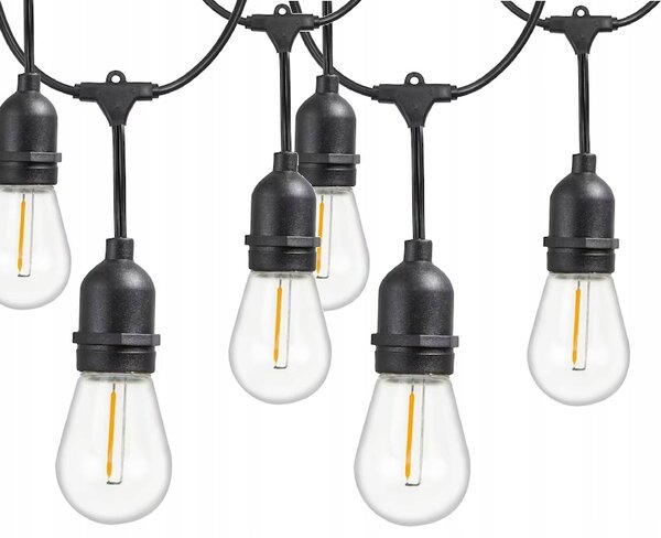 LED světelná zahradní girlanda LUCENT, 15 m