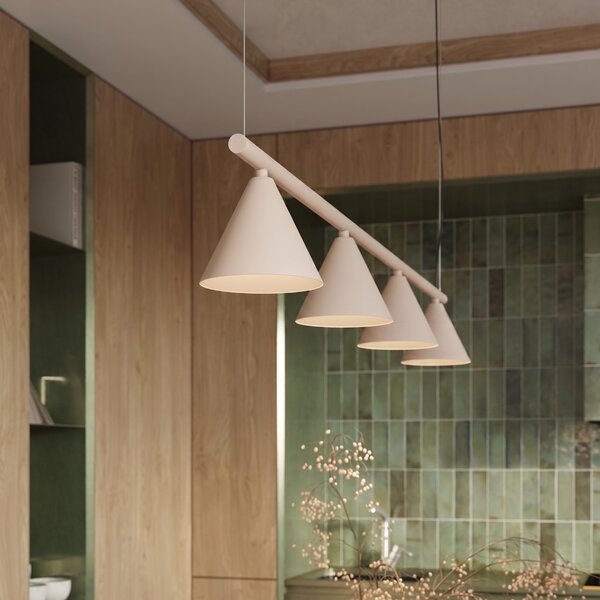 Sollux Lighting Lustr NOX 4L taupe