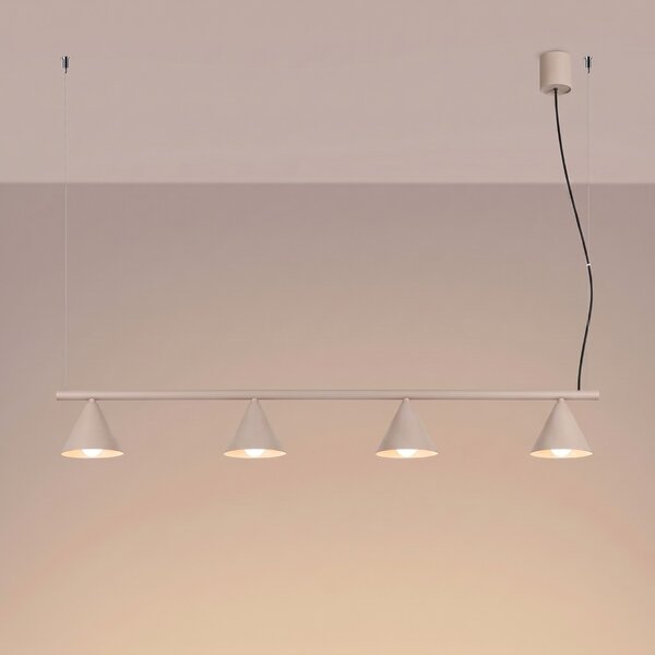 Sollux Lighting Lustr NOX 4L taupe
