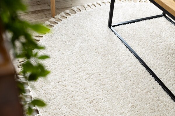 Makro Abra Kulatý koberec BERBER 9000 krémový Rozměr: průměr 120 cm