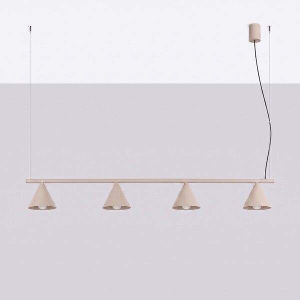 Sollux Lighting Lustr NOX 4L taupe