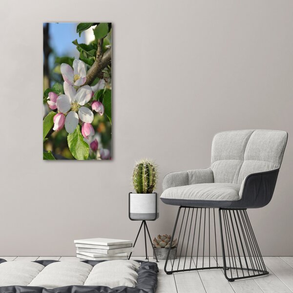 Vertikální Foto obraz canvas Květy višně ocv-106222924
